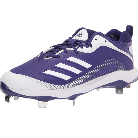 adidas Zapato de béisbol masculino Purple/Silver/White, 14 main image 4